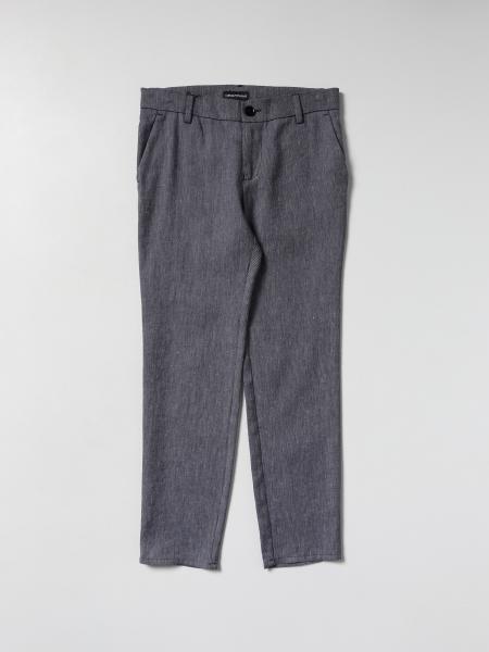 Emporio Armani trousers in linen and cotton