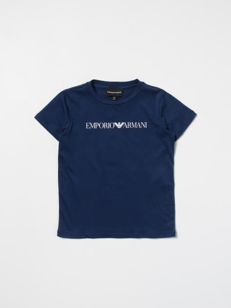 Emporio Armani cotton t-shirt with eagle logo