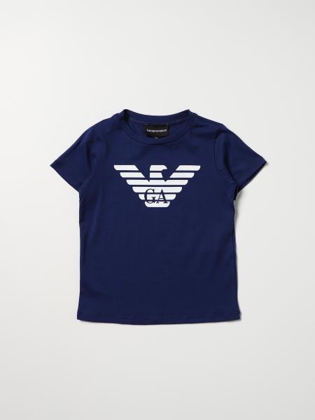 T-shirt Emporio Armani in cotone con logo aquila