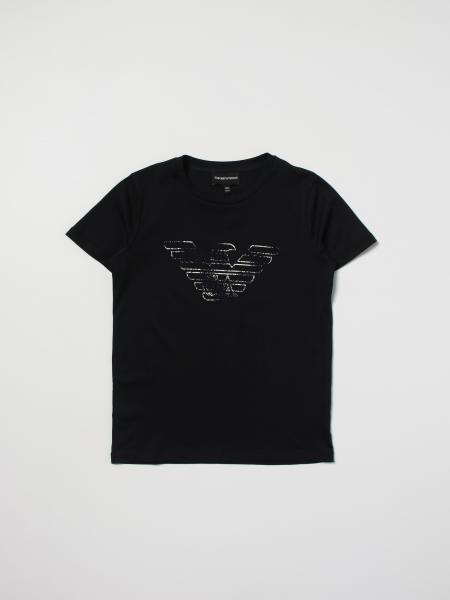 T-shirt Emporio Armani in cotone con logo aquila