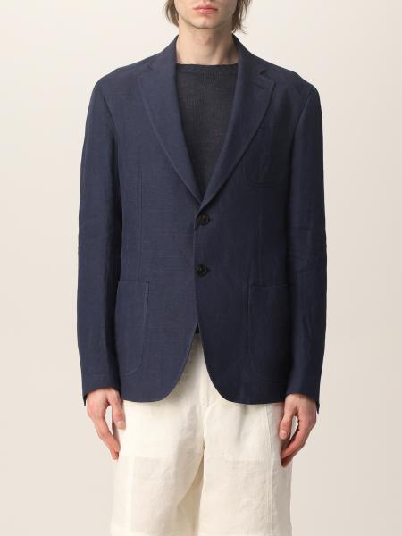 Emporio Armani single-breasted jacket in linen