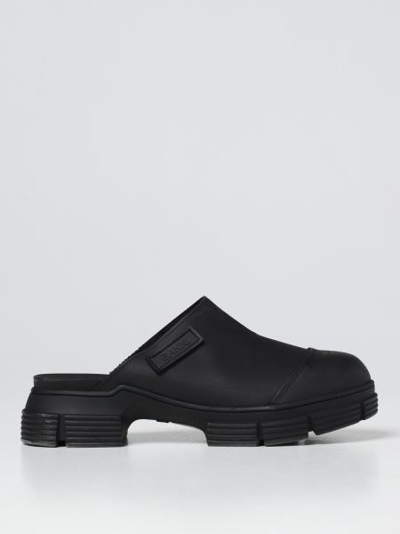 Ganni women's shoes: Ganni sabots in recycled rubber