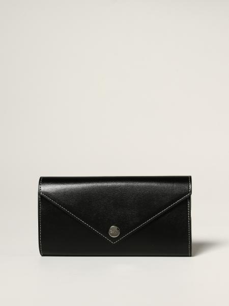Ganni: Ganni chain wallet bag in recycled leather