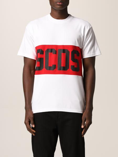 Gcds: Gcds cotton T-shirt with logo band
