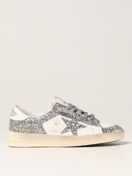 Stardan Golden Goose trainers in leather and glitter