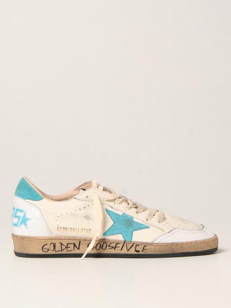 Ball Star Golden Goose trainers in worn leather