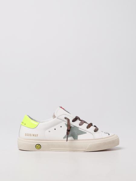 Golden Goose kids: May Golden Goose sneakers in smooth leather