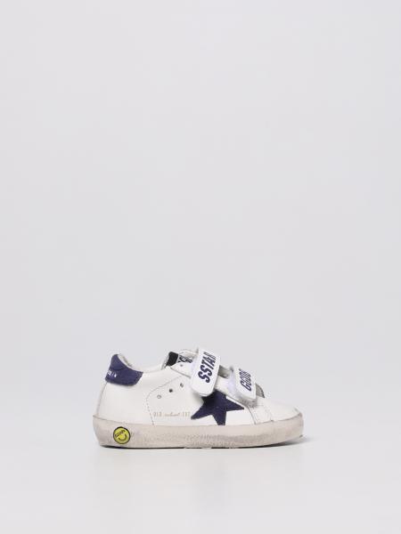 Old School Golden Goose trainers in worn leather