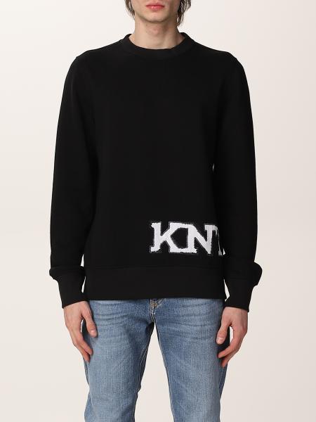 Knt men: Knt cotton jumper with logo