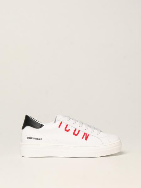Dsquared2 Junior: Icon Dsquared2 Junior sneakers in leather