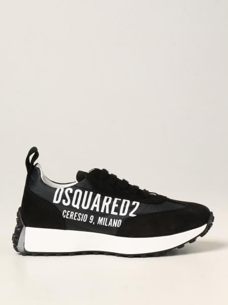 Dsquared2 Junior trainers in nylon and suede