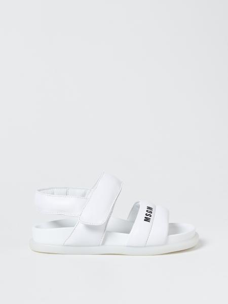 Msgm girls sandals in padded leather