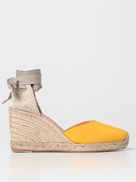 My Chalom wedge espadrilles in fabric