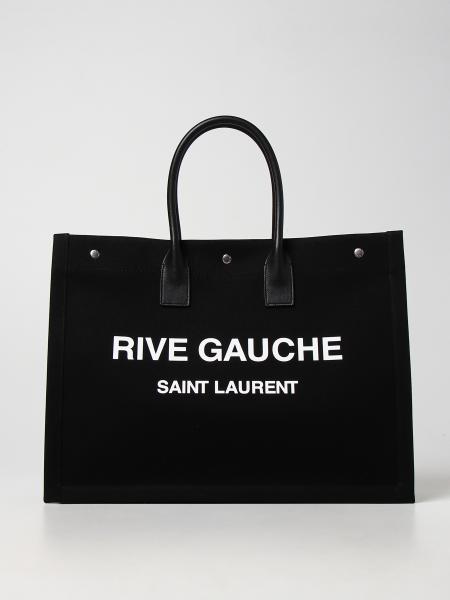 Borsa Tote Rive Gauche Saint Laurent in canvas