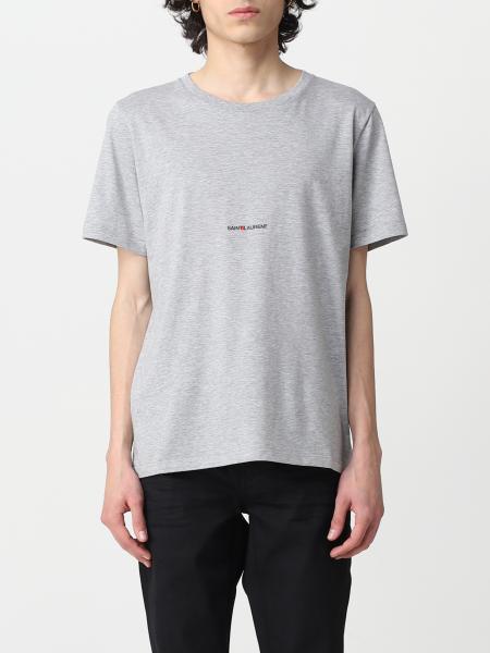 T-shirt Saint Laurent in cotone con logo