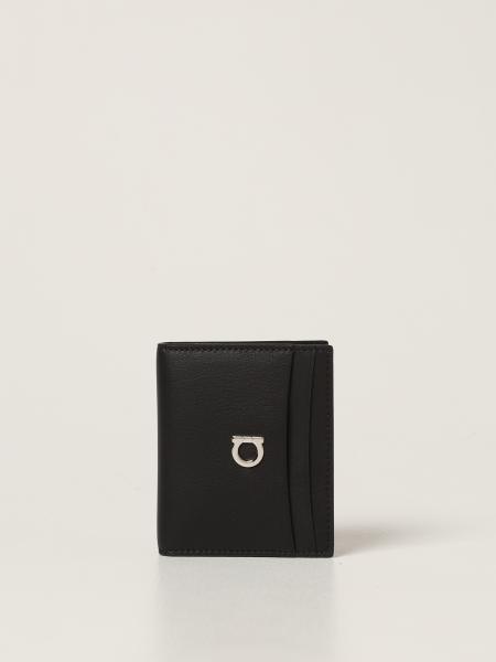 Salvatore Ferragamo men's accessories: Salvatore Ferragamo leather card holder