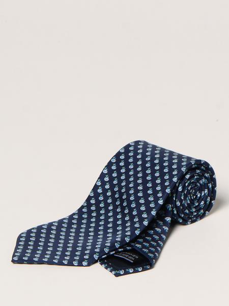 Salvatore Ferragamo men's accessories: Salvatore Ferragamo tie with ducks