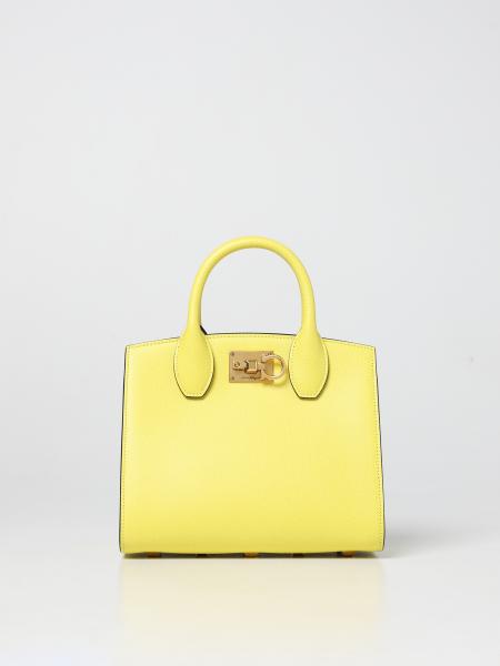 Salvatore Ferragamo bags for women: Salvatore Ferragamo The Studio grained leather bag