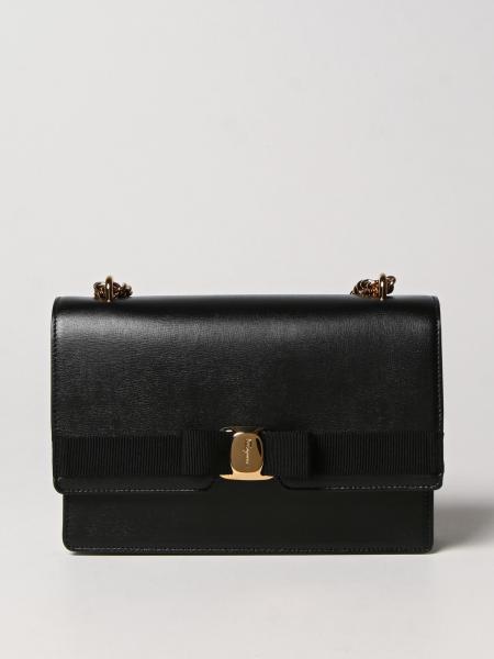 Salvatore Ferragamo bags for women: Salvatore Ferragamo leather bag with Vara bag