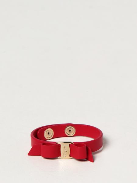 Salvatore Ferragamo accessories for women: Salvatore Ferragamo Vara leather bracelet