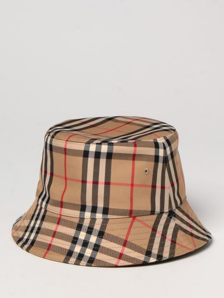 Burberry check technical cotton bucket hat