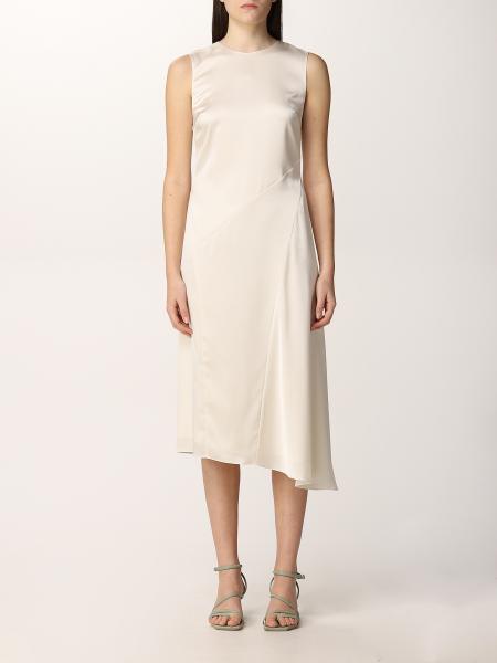 Theory: Theory longuette dress in satin