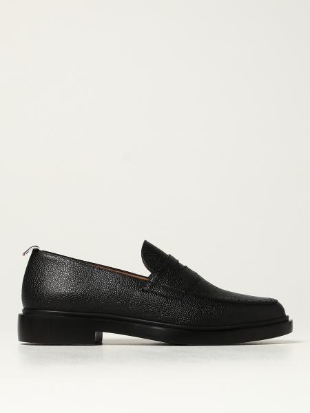 Thom Browne: Thom Browne moccasin in grained leather