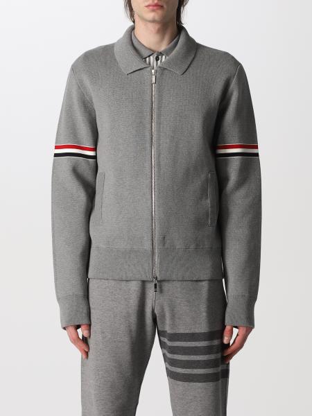Thom Browne: Zip colletto hector jacquard back