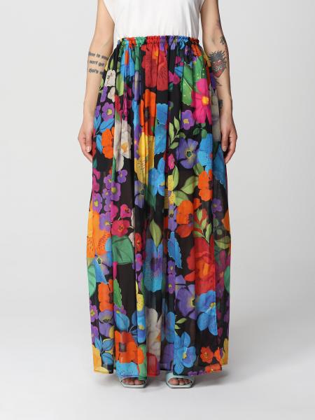 Twinset long skirt with floral pattern