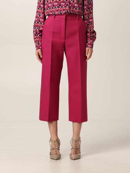 Valentino trousers in wool and silk