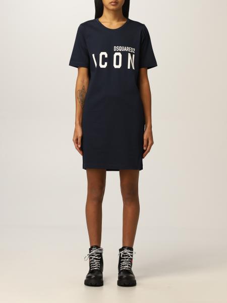 Dsquared2 t-shirt dress with Icon logo