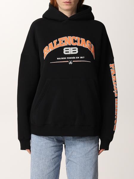 Balenciaga women: Balenciaga sweatshirt in cotton blend with print
