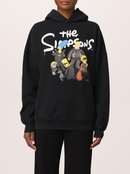 The Simpsons Balenciaga sweatshirt in stretch cotton
