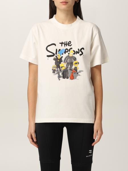 Balenciaga: T-shirt The Simpsons Balenciaga in cotone stretch