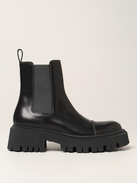 Tractor Balenciaga leather ankle boots