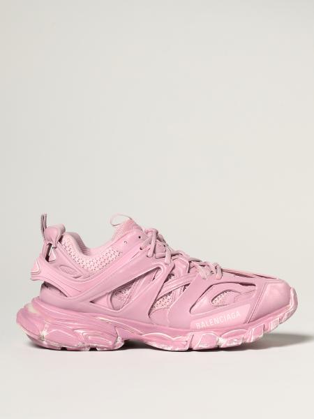 Balenciaga women: Balenciaga faded Track sneakers in mesh and synthetic leather