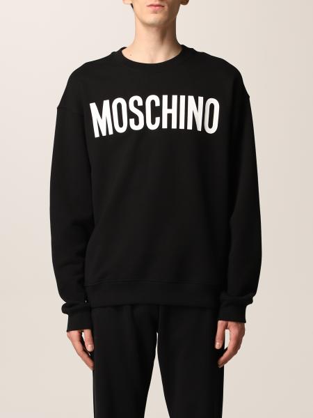 Moschino men: Moschino Couture cotton sweatshirt with logo
