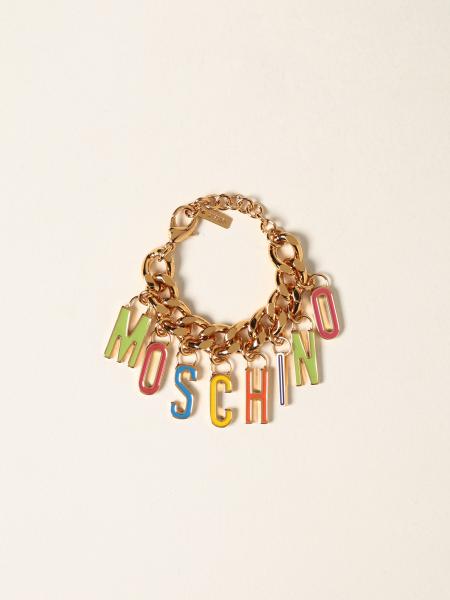 Moschino Couture lettering charm bracelet