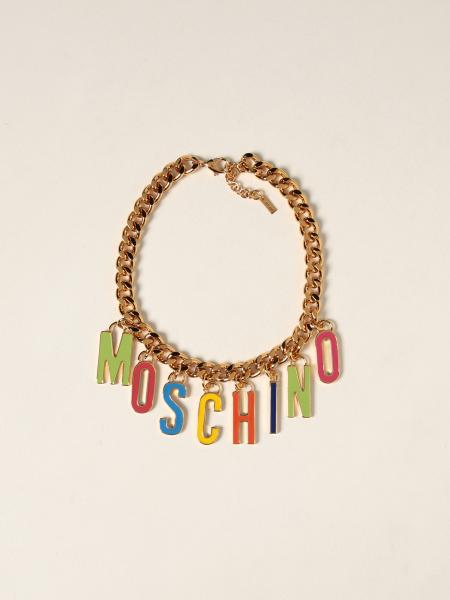 Moschino Couture lettering charm necklace