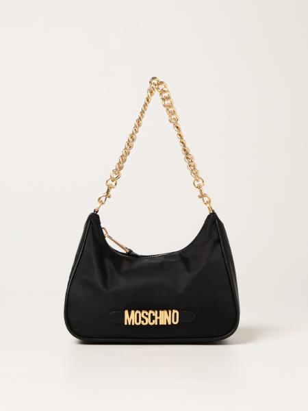 Moschino women: Moschino Couture nylon hobo bag
