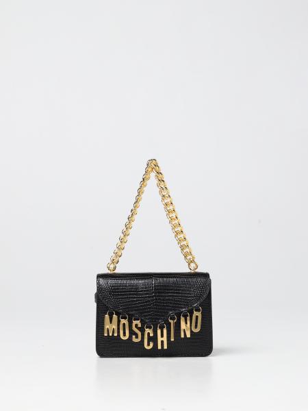 Moschino Couture Tejus-print leather bag