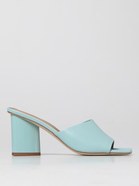 Twinset leather mules