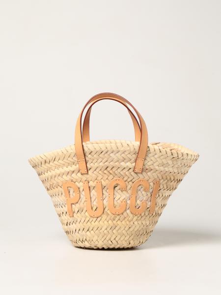 Emilio Pucci: Emilio Pucci basket bag with logo