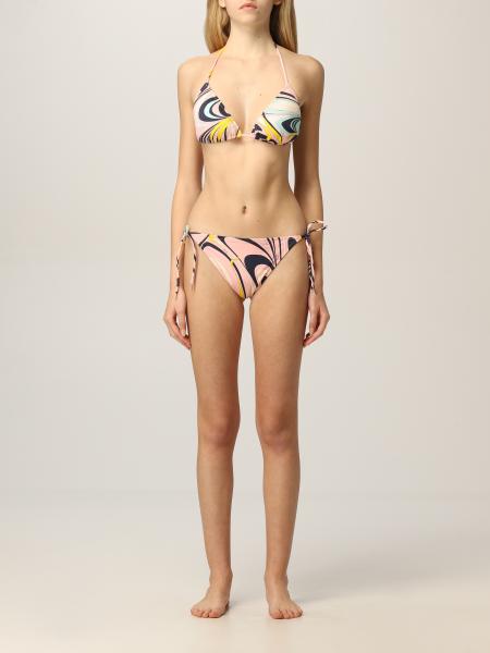 Emilio Pucci: Costume a bikini Emilio Pucci con stampa Onde