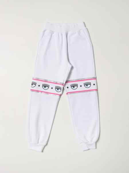 Chiara Ferragni jogging pants with Eyes Flirting all over bands