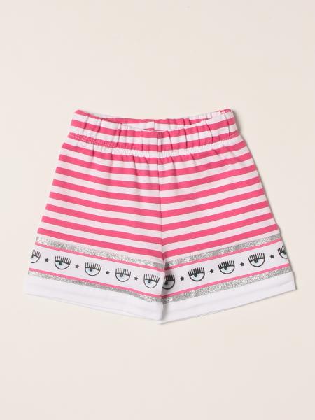 Chiara Ferragni striped jogging shorts