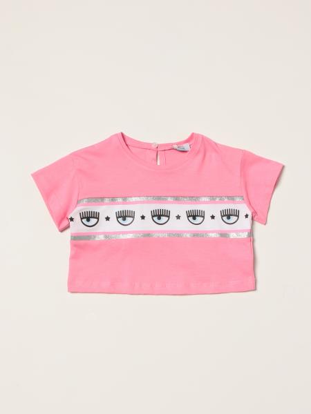 Abbigliamento neonato Chiara Ferragni: T-shirt cropped Chiara Ferragni