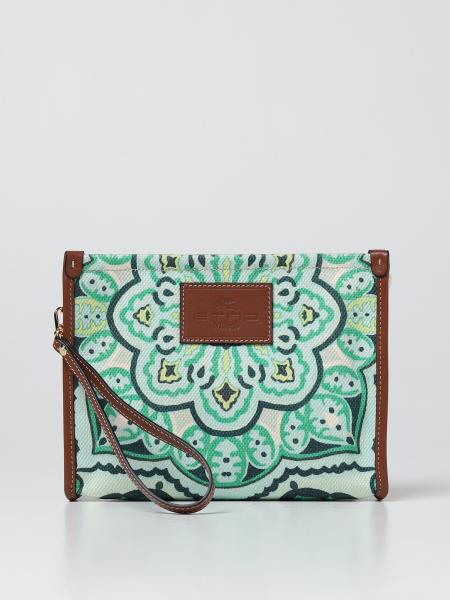 Etro printed canvas pouch