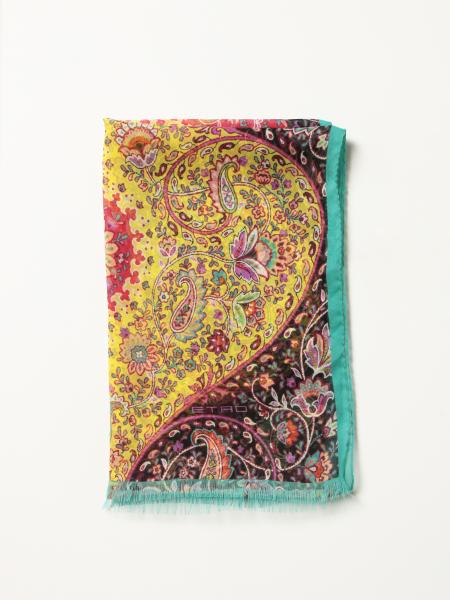 Etro women: Etro Calcutta paisley print neck scarf