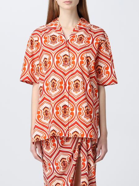 Etro geometric print cotton shirt